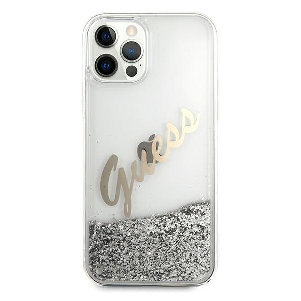 Guess GUHCP12LGLVSSI iPhone 12 Pro Max 6,7" srebrny/silver hardcase Glitter